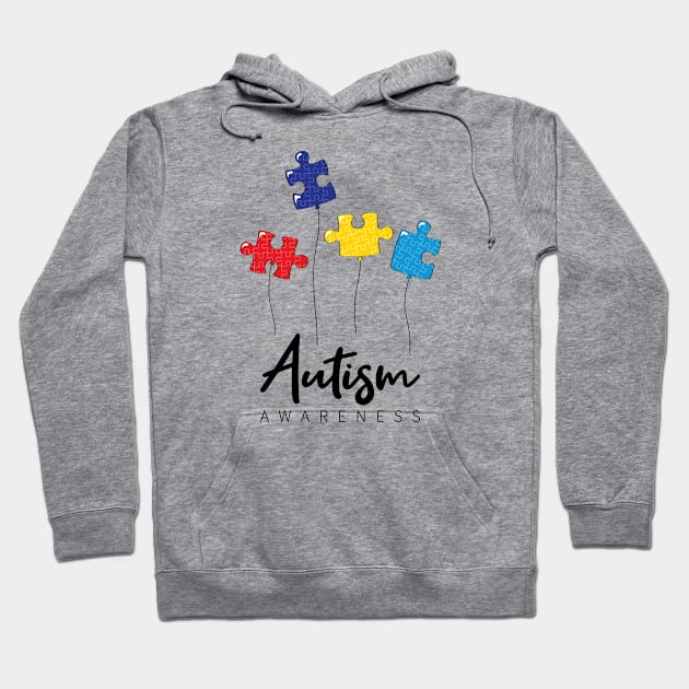 Autism Awareness Hoodie by amyvanmeter